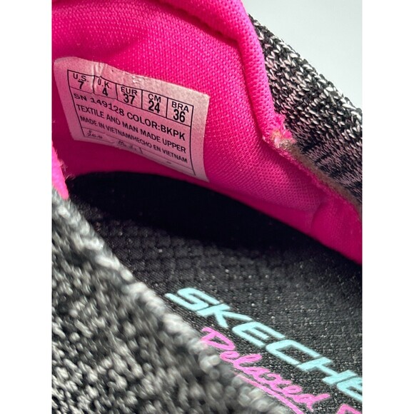 Skechers Relaxed Fit D'Lux Walker Relaxed Fit Memory Foam Black/Gray Size 7 - Picture 10 of 10